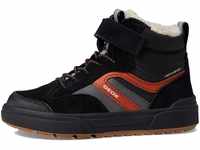 Geox Jungen J Weemble Boy B Abx Sneakers, Black Rust, 35 EU Schmal