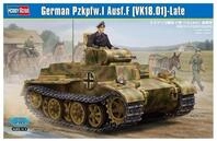 Hobby Boss 83805 Modellbausatz German Pzkpfw.I Ausf.F (VK1801)-Late, Mittel, Braun,