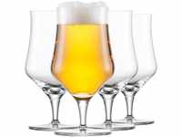 SCHOTT ZWIESEL Universalglas Beer Basic Craft 0,3 (4er-Set), klassisches...