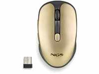 NGS EVO Rust Gold - Wiederaufladbare kabellose Maus 2,4 GHz für