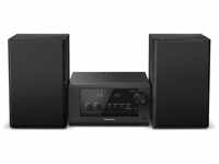 Panasonic SC-PM704EG-K Kompaktes Micro HiFi Stereosystem mit CD, DAB+/FM Radio,...