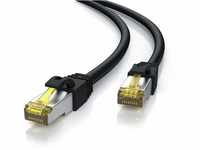 CSL - 30m Cat 7 Outdoor Netzwerkkabel Gigabit Ethernet LAN Kabel - 10000 Mbit S...