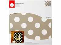 Rayher 38970000 Schablone Polka Dots, 30,5 x 30,5 cm, Punktgröße ca. 3,8 cm,