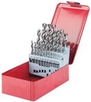 KS Tools 330.2613 HSS-G Spiralbohrer-Satz, Stahlblechkassette, 25-tlg. 1-13mm
