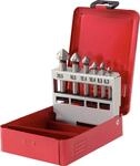 KS Tools 336.0406 HSS Kegel- und Entgratsenker-Satz, Stahlblechkassette 6-tlg.