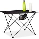 Relaxdays Campingtisch klappbar, mit Tasche, leicht, Outdoor Klapptisch Camping, HBT
