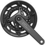 SHIMANO CUES FC-U6000 2x9/10-fach Kurbelgarnitur, Black, 175 mm