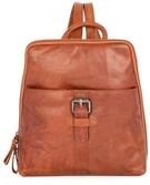 Spikes & Sparrow Lederrucksack Texas, Brandy