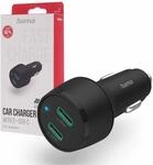 Hama Auto Ladeger&auml;t, Kfz Schnellladeger&auml;t 45 Watt USB C Power Delivery (2 Port