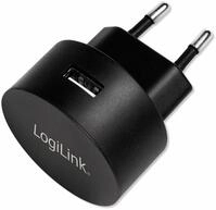 LogiLink PA0217 Fast Charging - USB Steckdosenadapter (1x USB-A, 10,5W) f&uuml;r
