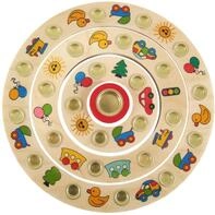 Hess since 1990 - Geburtstagskranz Kindermotive aus Holz, ca. 22cm, mit...