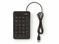 NEDIS Kabelgebundenes Keyboard | USB | Numerisch | Numerisch | numerisch | Ja...