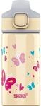 Sigg Miracle Butterfly Kinder Trinkflasche (0.4 L), robuste Kinderflasche mit