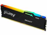 Kingston Fury Beast Schwarz RGB XMP 128GB 5200MT/s DDR5 CL40 DIMM Desktop Gaming