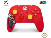 Kabelloser PowerA-Controller für Nintendo Switch - Mario-Freude, Nintendo...