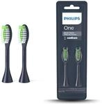 Philips One B&uuml;rstenk&ouml;pfe f&uuml;r die elektrische Zahnb&uuml;rste, Zweierpack, (Modell: