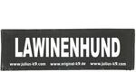 JULIUS K-9 Klettaufschrift, LAWINENHUND, gro&szlig;, Schwarz