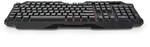 NEDIS Wired Gaming Keyboard - USB Type-A - Folientasten - LED - QWERTZ - DE-Layout -