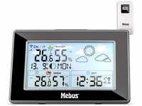 MEBUS funkgesteuerte Wetterstation mit Außensensor, Thermometer/Hygrometer,...