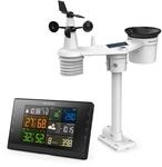Bresser Wetterstation Funk mit Au&szlig;ensensor - WLAN-Wettercenter Profi-WSC mit