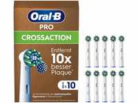 Oral-B Pro CrossAction Aufsteckbürsten für elektrische Zahnbürste, 10 Stück,