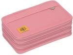 L&Auml;SSIG Federm&auml;ppchen bef&uuml;llt 20-teilig/School Triple Pencil Case Unique Pink