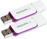 Philips Snow Edition 2.0 USB-Flash-Laufwerk USB-Stick 2X 64GB f&uuml;r PC, Laptop,