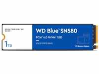 WD Blue SN580 NVMe SSD 1 TB (PCIe Gen4 x4, bis zu 4.150 MB/s Lesen, M.2 2280,...