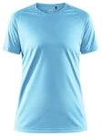 Craft CORE Unify Training Tee W | Sportshirt Damen S | Menthol | Weiches,