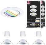Paulmann 92466 LED Einbauleuchte Base Smart Home Zigbee Basisset schwenkbar rund 230V