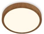 BRILONER Leuchten - Deckenlampe LED, Deckenleuchte Holz, warmwei&szlig;es Licht,