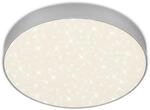 BRILONER - LED Deckenlampe mit Sternenhimmel, rahmenlos, neutralwei&szlig;e Lichtfarbe,
