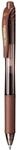 Pentel EnerGel X BL107-EX Gel-Tintenroller, braun, 0,7 mm Strichst&auml;rke,