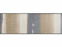 wash+dry Fußmatte, Medley beige 60x180 cm, innen und außen, waschbar