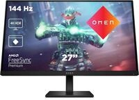 HP Omen 27k Gaming Monitor - 27 Zoll Bildschirm, 4K Display, 144Hz, AMD FreeSync