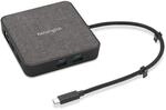 Kensington MD120U4 USB4 8K-Dockingstation f&uuml;r 2 Monitore, mit Anschluss f&uuml;r