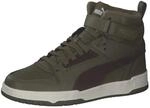 PUMA Unisex Kinder Rbd Game WTR Jr Sneaker, Deep Olive Dark Chocolate Puma Team Gold,