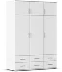 Rauch M&ouml;bel Kemi, Kleiderschrank, Farbe Wei&szlig;, Breite 136 cm | Schrank,