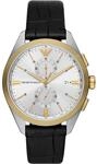 Emporio Armani Watch for Men, Quarzwerk mit 2 Hilfszifferbl&auml;ttern und 43mm