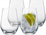 SCHOTT ZWIESEL Gin Tonic Glas Bar Special (4er-Set), bauchige Longdrinkgl&auml;ser f&uuml;r