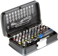 Projahn Color-Bit-Box 1/4" mit Mini-Bit-Knarre markierte Bits 33tlg., 4095