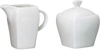 Ritzenhoff & Breker Zuckerdose und Milchk&auml;nnchen Melodie, 2-teilig, Wei&szlig;