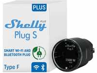 Shelly Plus Plug S - Intelligente Steckdose Funktioniert mit Alexa & Google...