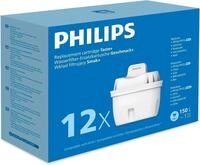 Philips Water Wasserfilter-Kartuschen Geschmack+, 12 er-Pack, reduziert...