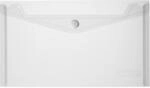 herlitz Dokumententasche Din Lang, 13 x 0,2 x 22,5 cm, mit Druckknopfverschluss,