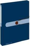 Herlitz 11279841 Sammelbox, Recycling A4 Polypropylen-Folie, Blauer Engel, dunkelblau
