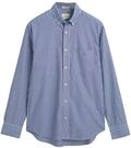 Gant Herren REG POPLIN Stripe Shirt Klassisches Hemd, College Blue,S