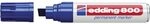 edding 800 Permanentmarker - blau - 1 Stift - Keil-Spitze 4-12 mm - f&uuml;r breite