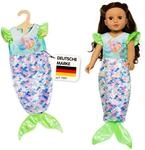 Heless 1320 - Puppenkleidung im Design Meerjungfrau Yara, Kleid mit glitzernden