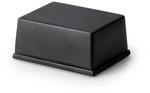 Butterdose, 250 g, schwarze Keramik, 12 x 10 x 6 cm, einzigartig